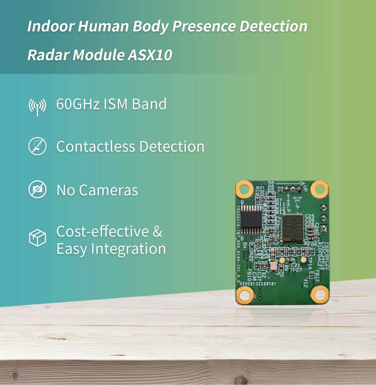 Датчик Присутствия  Human Presence Radar Module Kit - Automation