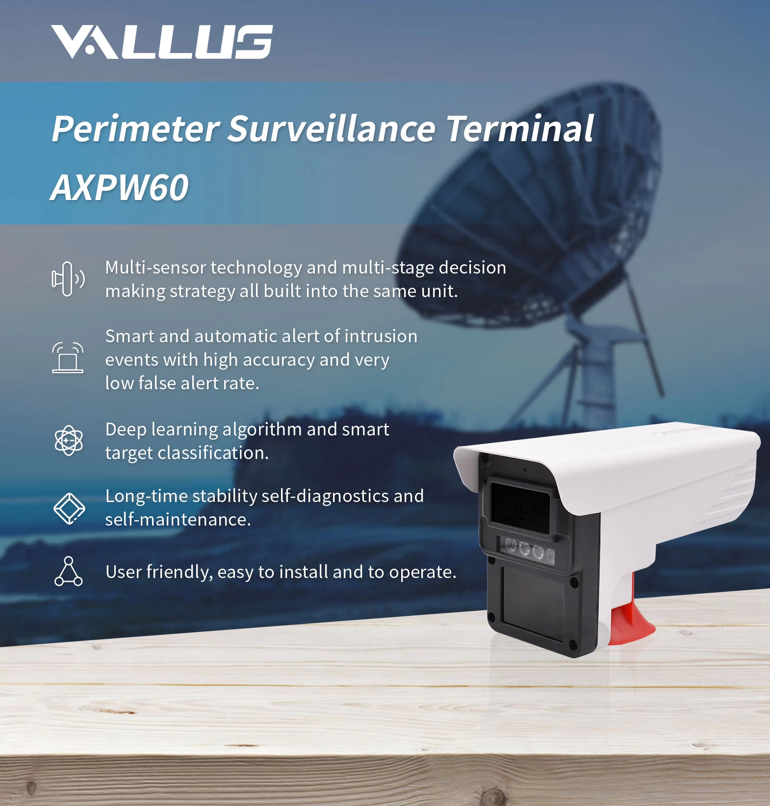 Perimeter Surveillance Terminal AXPW60 - Perimeter Security - 1
