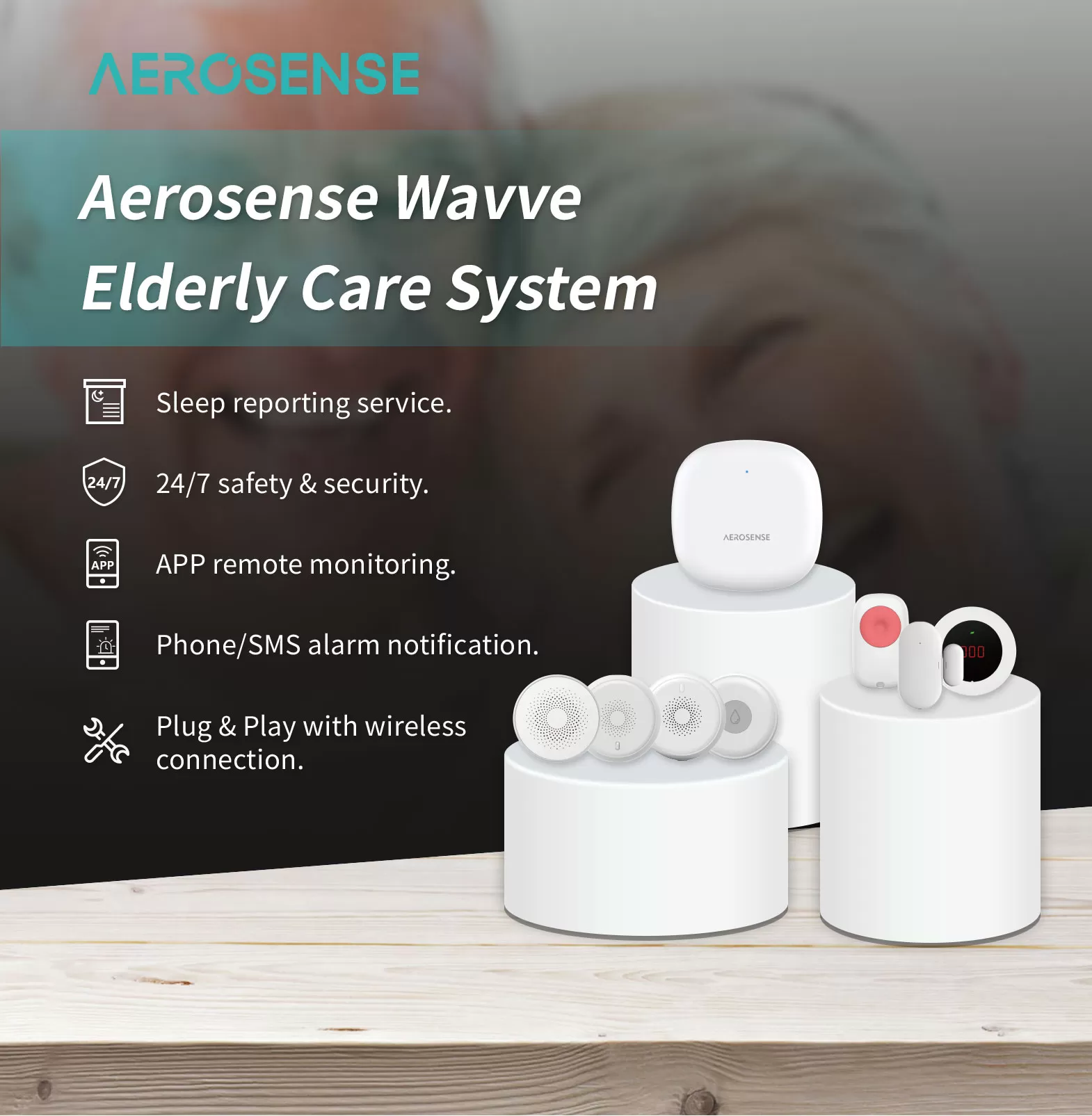 Aerosense Wavve Elderly Care System - Elderly Care - 1