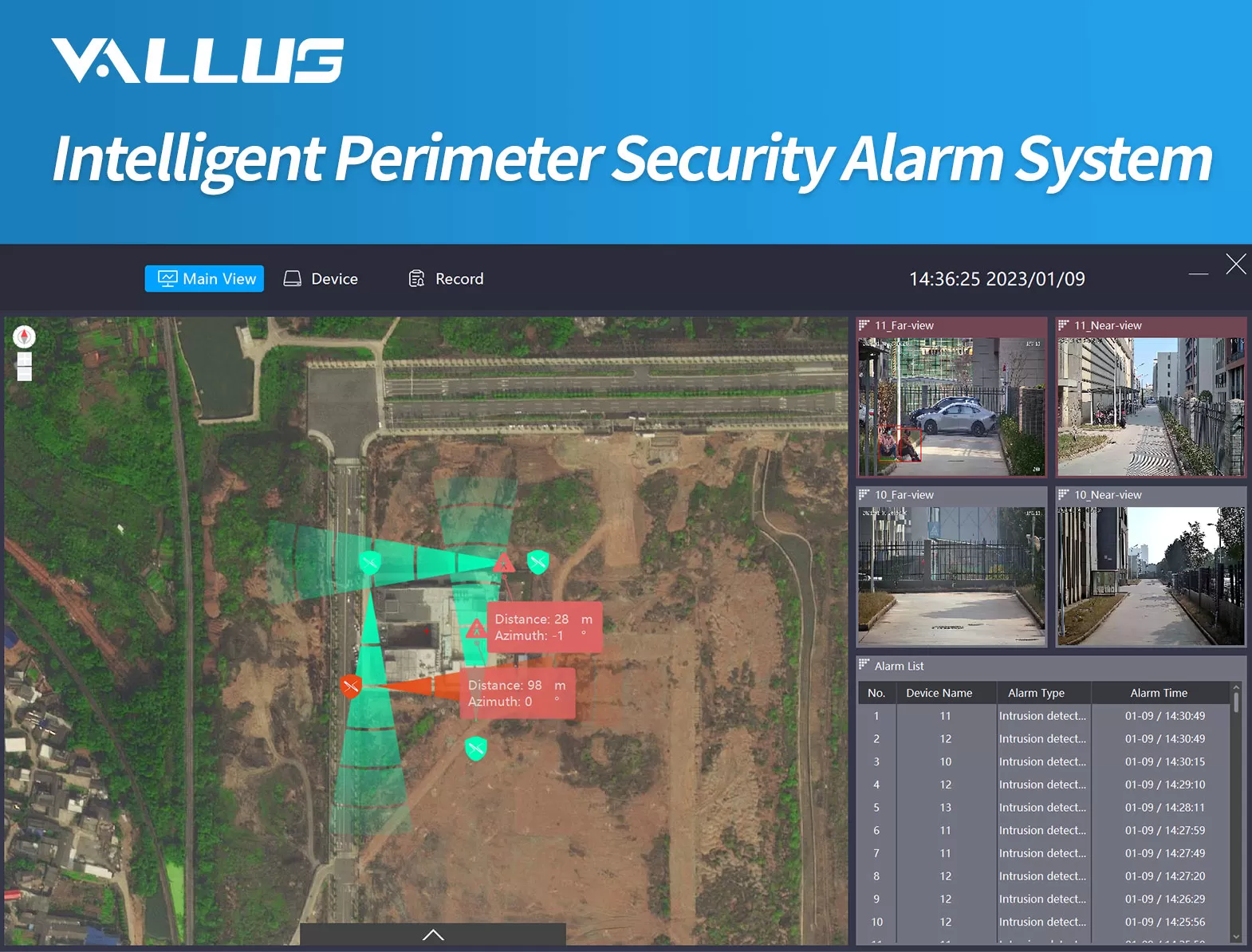 Intelligent Perimeter Security Alarm System - Client Software - 1