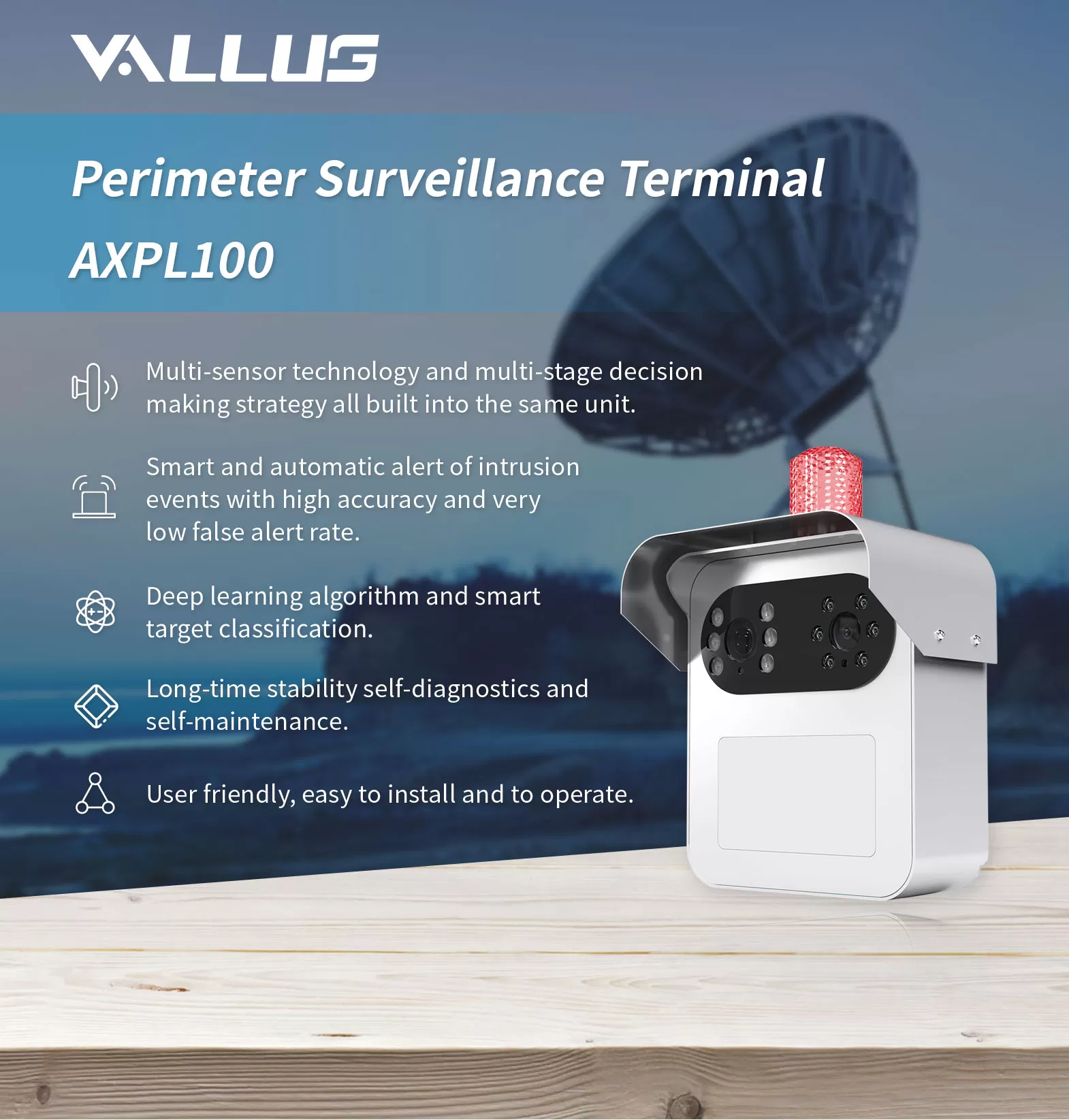 Perimeter Surveillance Terminal AXPL100 - Perimeter Security - 1