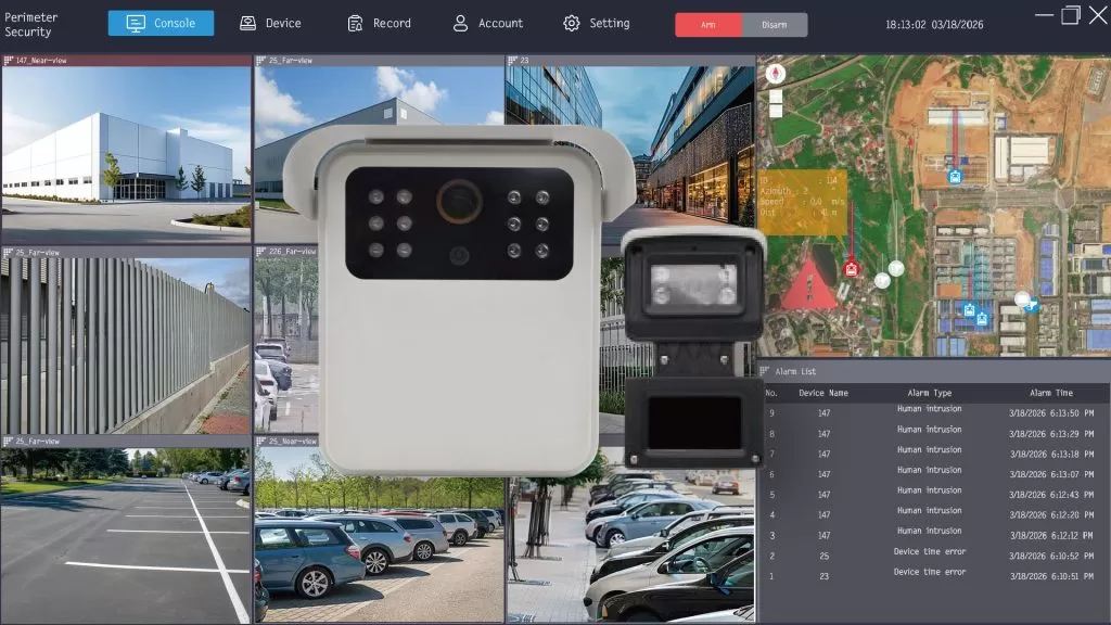 RADAR/CAMERA INTEGRATED SURVEILLANCE TERMINAL